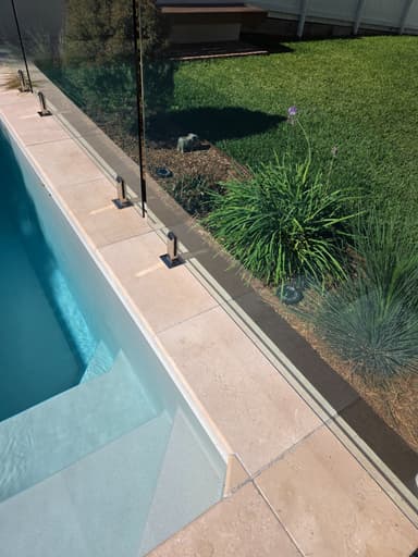 Limestone Pool Coping Tiles - Annerley