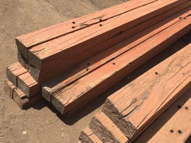 Recycled Hardwood Sleeper Posts - Sydney