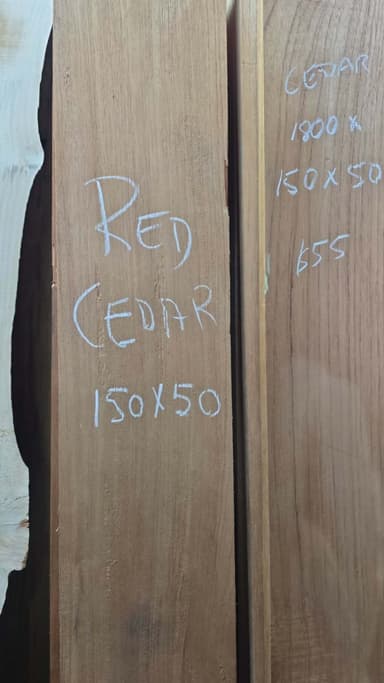 Red Cedar Timber - Sheldon