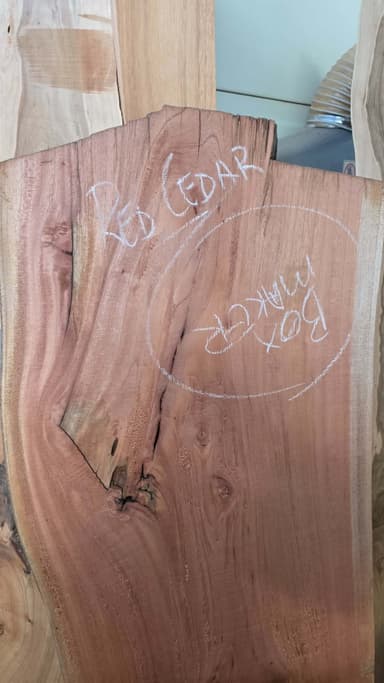 Red Cedar Timber Slab - Sheldon