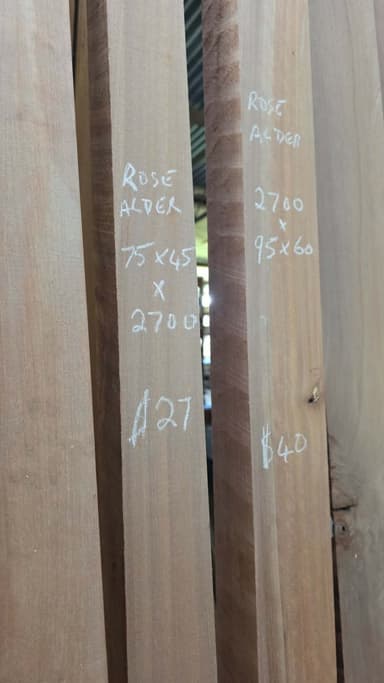 Rose Alder Timber - Sheldon