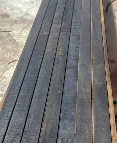Charred Jarrah Cladding - Perth