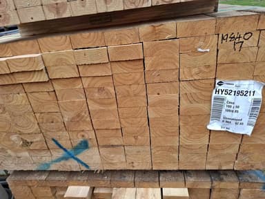 Unseasoned Pine Framing - Warwick