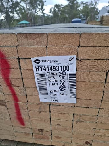 Treated Pine Framing (H2 Blue) - Warwick