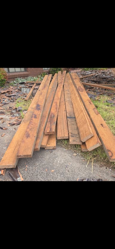 Recycled Hardwood Timber Boards - Noble Park