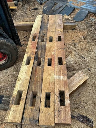 Mortise Fence Posts and Rails - Ingleside