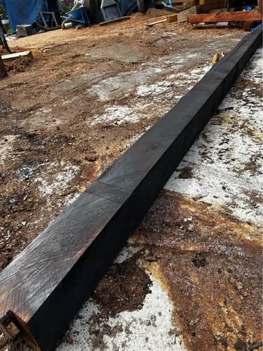 Charred Timber Posts - Ingleside