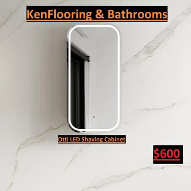 Newport LED Shaving Cabinet - Melbourne