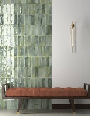 Olive Gloss Wall Tiles - Melbourne