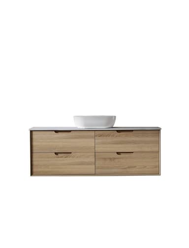 Mina Vanity with Stone Top - Melbourne