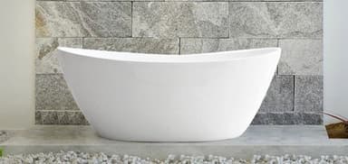 White Freestanding Bath - Melbourne