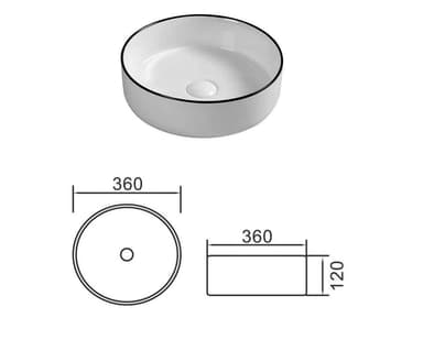 Round Countertop Basin - Melbourne