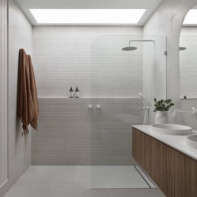 Frameless Shower Screen Panel - Melbourne