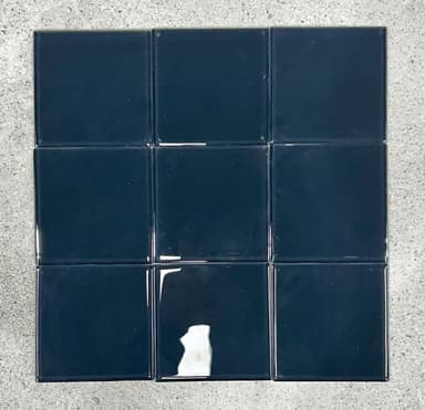 Black-Navy Glass Feature Tiles - Melbourne