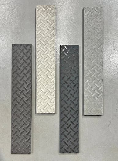 Checker Plate Feature Tiles - Melbourne