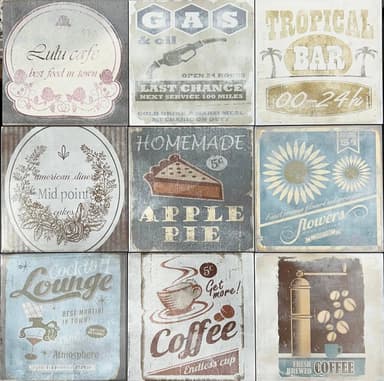 Vintage Pattern Wall Tiles - Melbourne