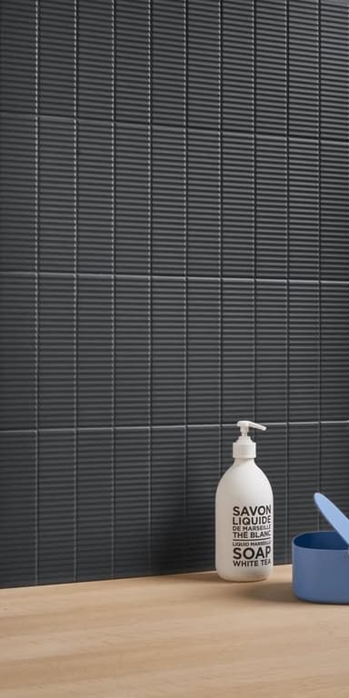 Charcoal Stripe Feature Wall Tiles - Melbourne