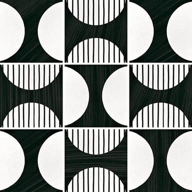 Black and White Feature Tiles - Melbourne