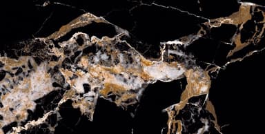 Black & Gold Marble look porcelain tile - Fawkner