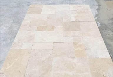 Travertine Tumbled Pavers - Tingalpa