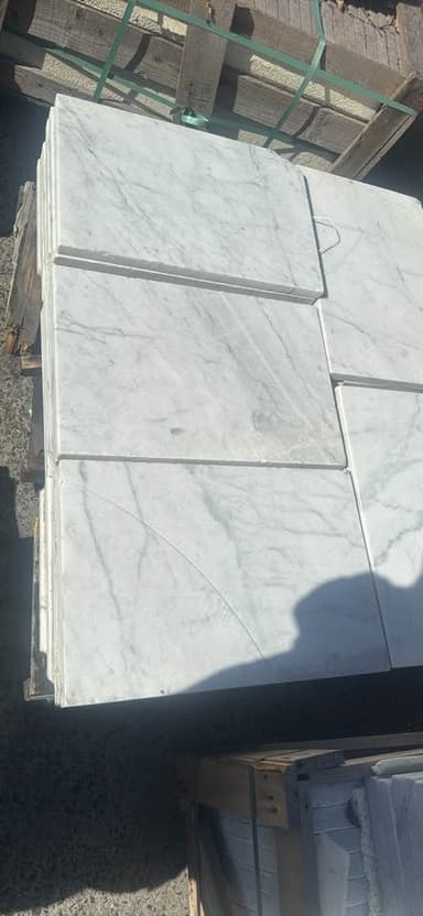 White Marble Pavers - Tingalpa