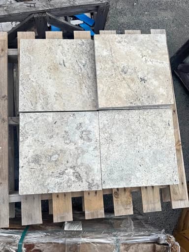 Silver Travertine Pavers - Tingalpa