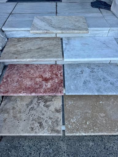 Travertine Pool Coping Tiles - Tingalpa