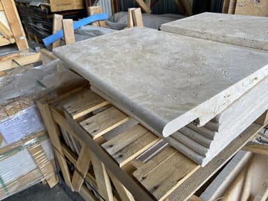 Travertine Pool Coping Tiles - Tingalpa
