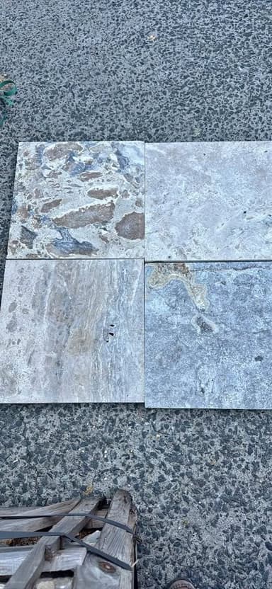 Silver Travertine Pavers - Tingalpa