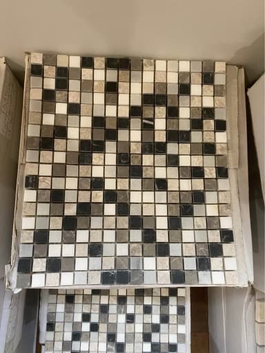 Mixed Marble Mosaic Tiles - Tingalpa