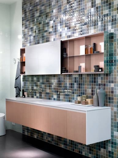 Multi-Colour Mosaic Looking Wall Tiles - Coolum Beach
