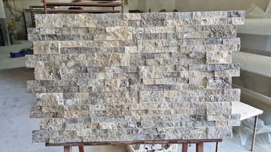 Silver Travertine Wall Cladding - Tingalpa