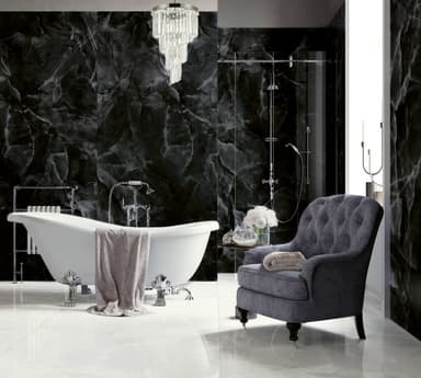 Black Onyx-look Wall & Floor Tiles - Coolum Beach