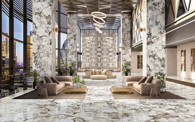 Marble-look Floor & Wall Tiles - Coolum Beach