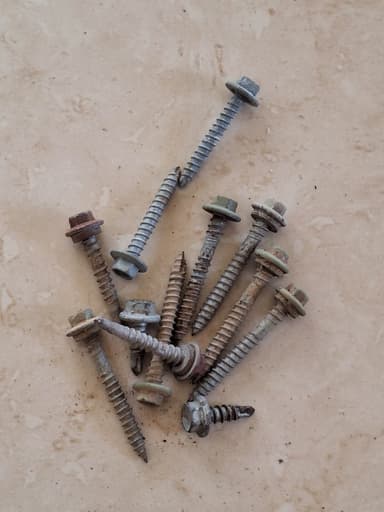 Hex Head Roofing Screws - Mothar Mountain