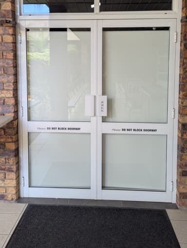 Aluminium Double Entry Doors - Park Ridge