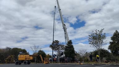 Galvanised Steel Light Poles - Park Ridge